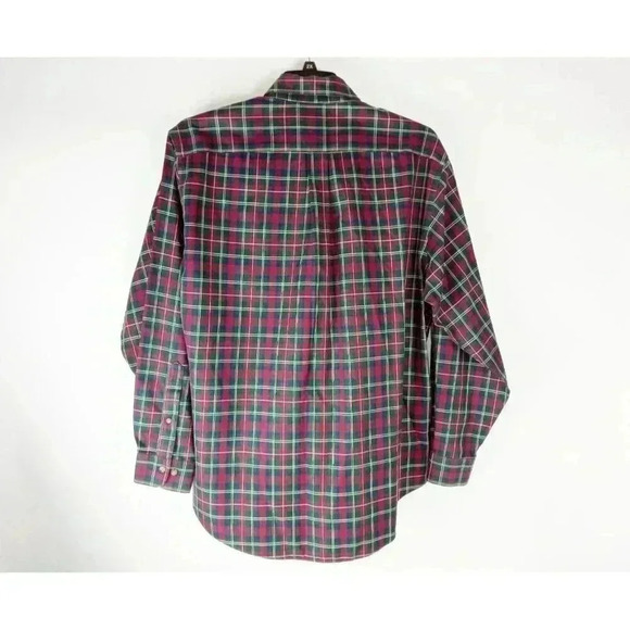 Brooks Brothers Mens Shirt Multicolor Cotton Plaid Button Down Long Sleeve Large - Picture 2 of 10
